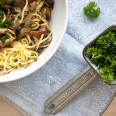 pasta med svampe