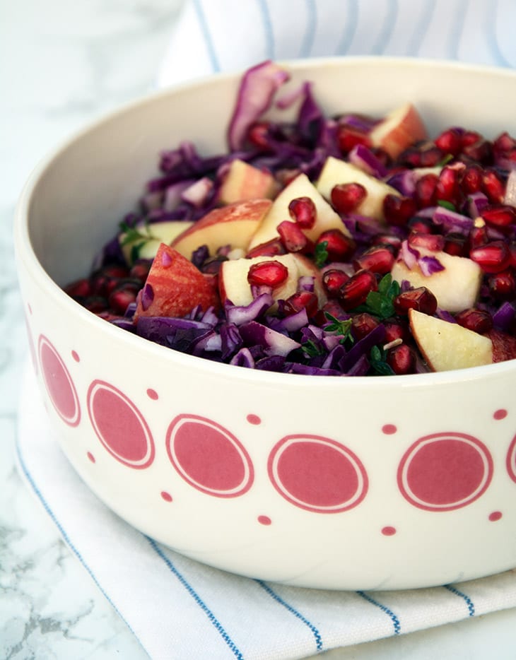 rødkålsssalat dressing
