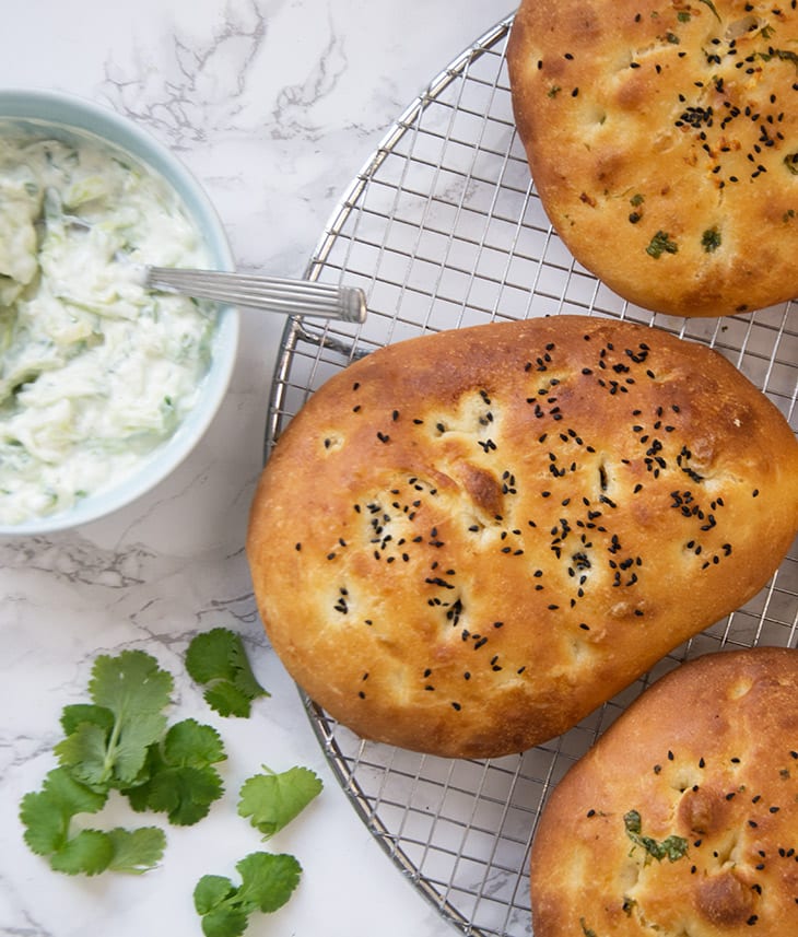 naan brød opskrift