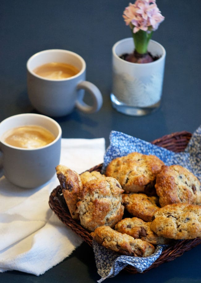 chokoladescones opskrift