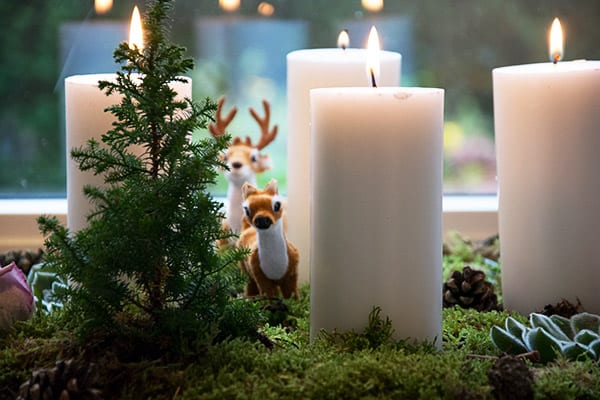 adventskrans 2014 hjemmelavet inspiration