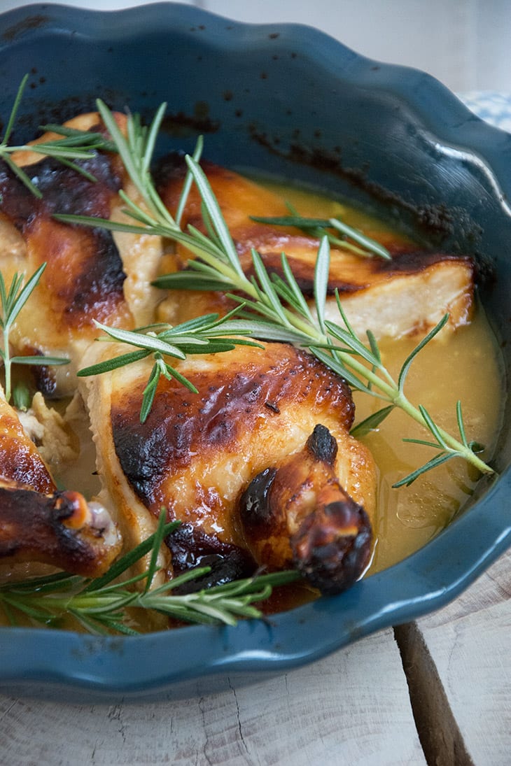 Kylling i fad med honning og sennep Valdemarsro Bloglovin’
