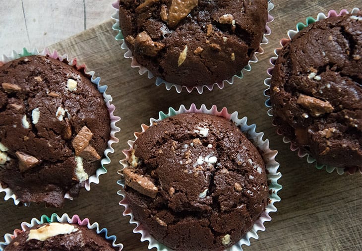 chokolade cupcakes