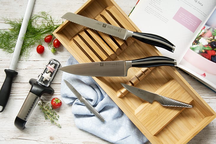 Køkkenknive i mit køkken er disse mine musthaves knive til madlavning Zwilling køkkenknive