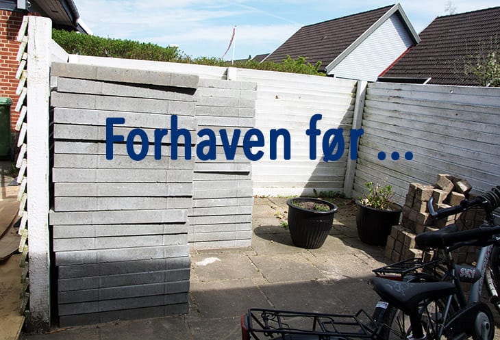 Forhave og surbundsbed indretning af forhaven før og efter billeder