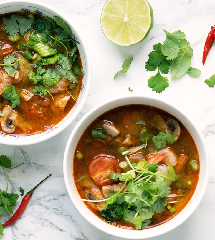 tom yum suppe