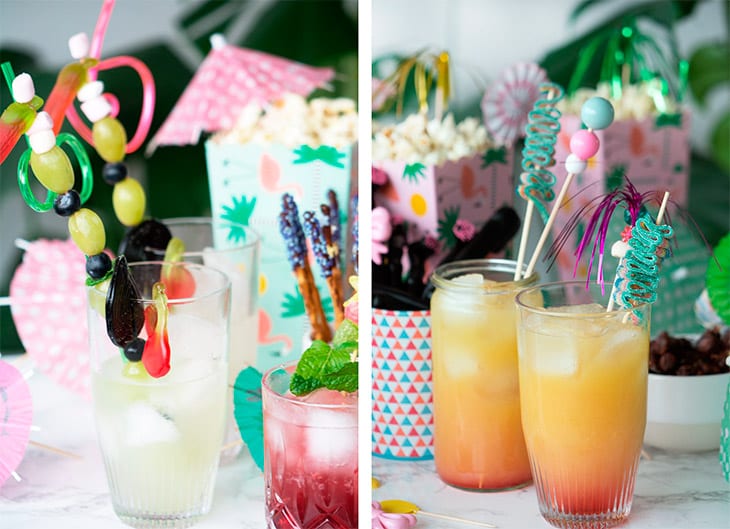 Inspiration og ideer til med børnecocktails og opskrifter