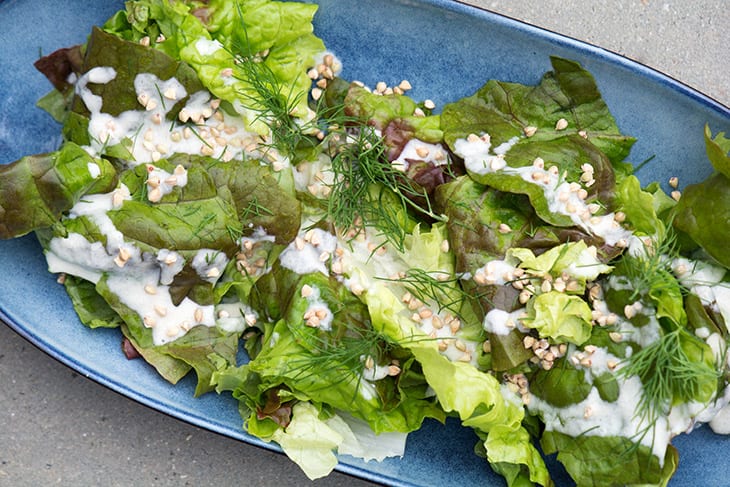 grøn salat til oksesteg grøn salat til oksesteg