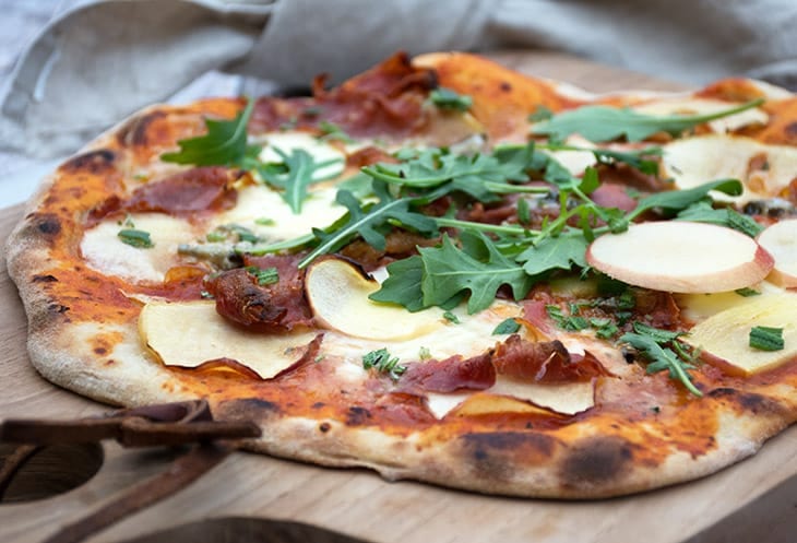 pizza æble
