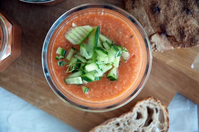gazpacho suppe opskrift