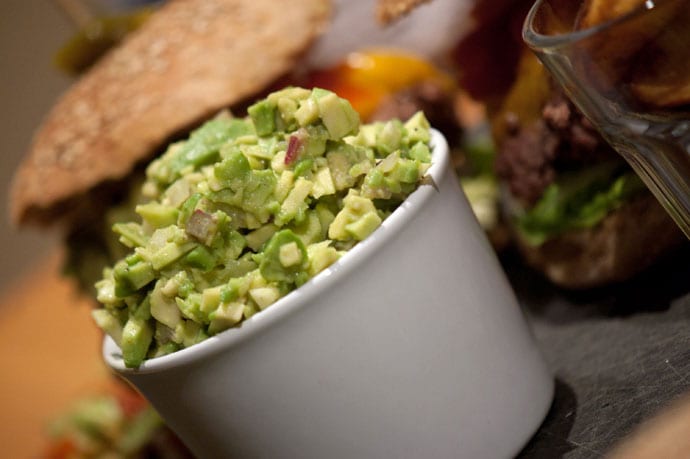 guacamole og mexiburgere