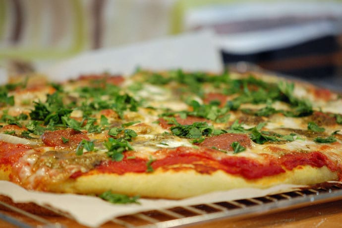 hjemmelavet pizza