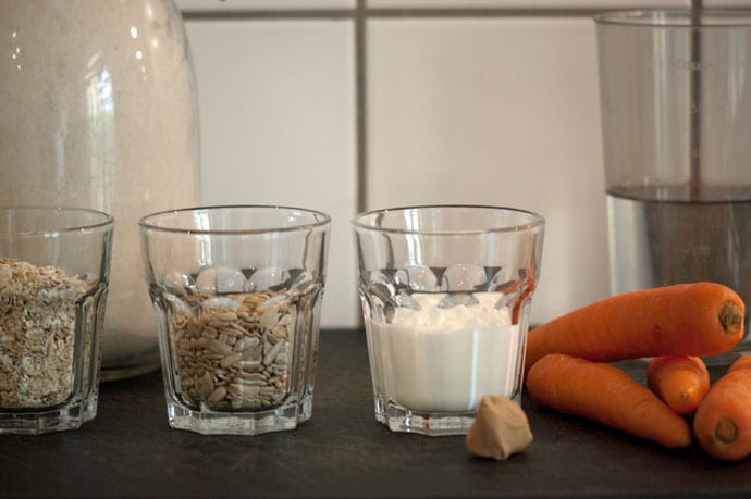 ingredienser gulerodsboller 1