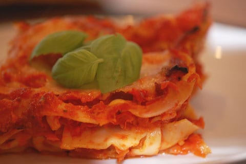 lasagne gronsags