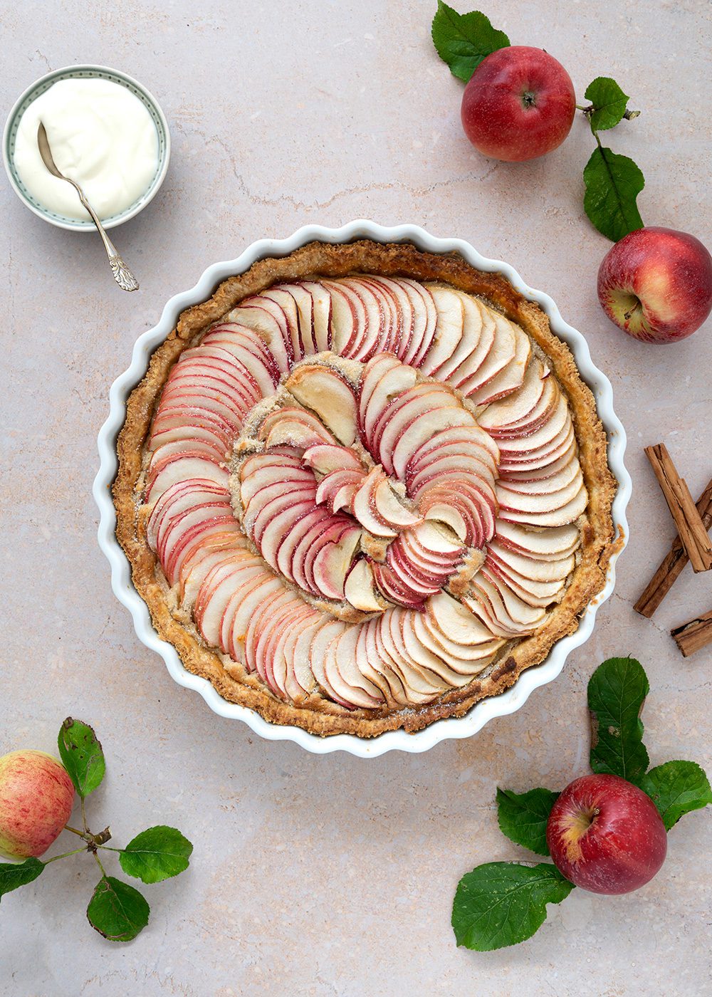 kan opfattes I fare Nordamerika Æbletærte - opskrift på en nem tærte med æbler og marcipan