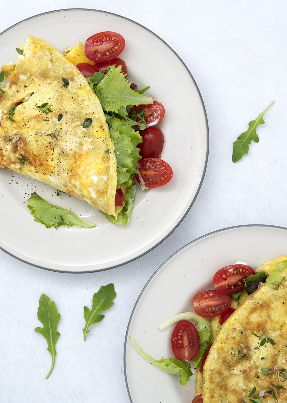 omelet feta