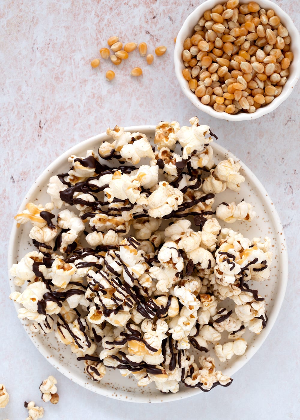 popcorn chokolade karamel