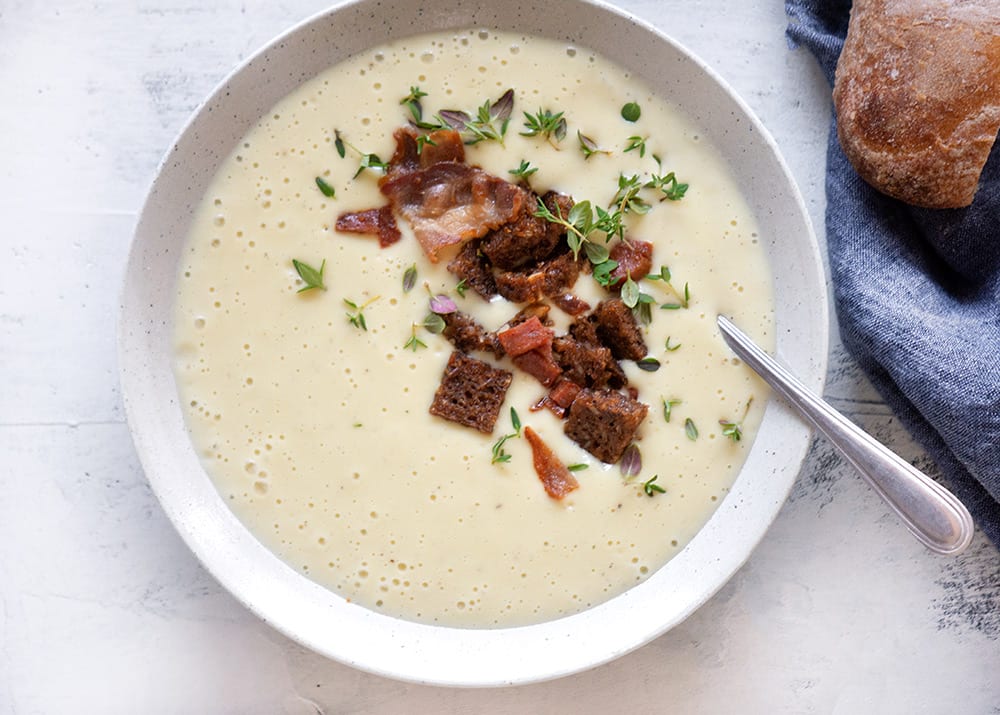 Kartoffelsuppe den bedste på cremet suppe kartofler