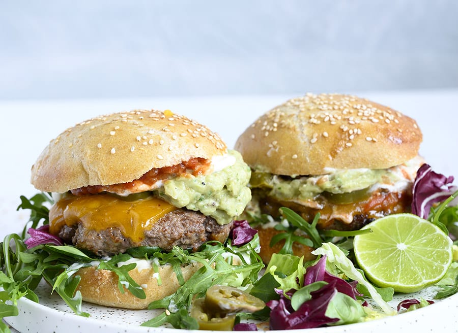 burger guacamole – opskrift chili