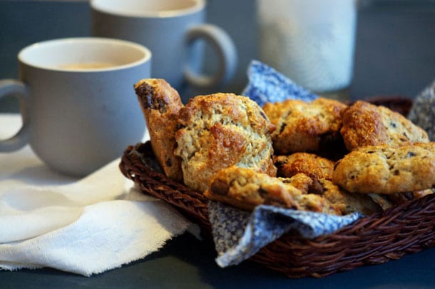 Chokoladescones