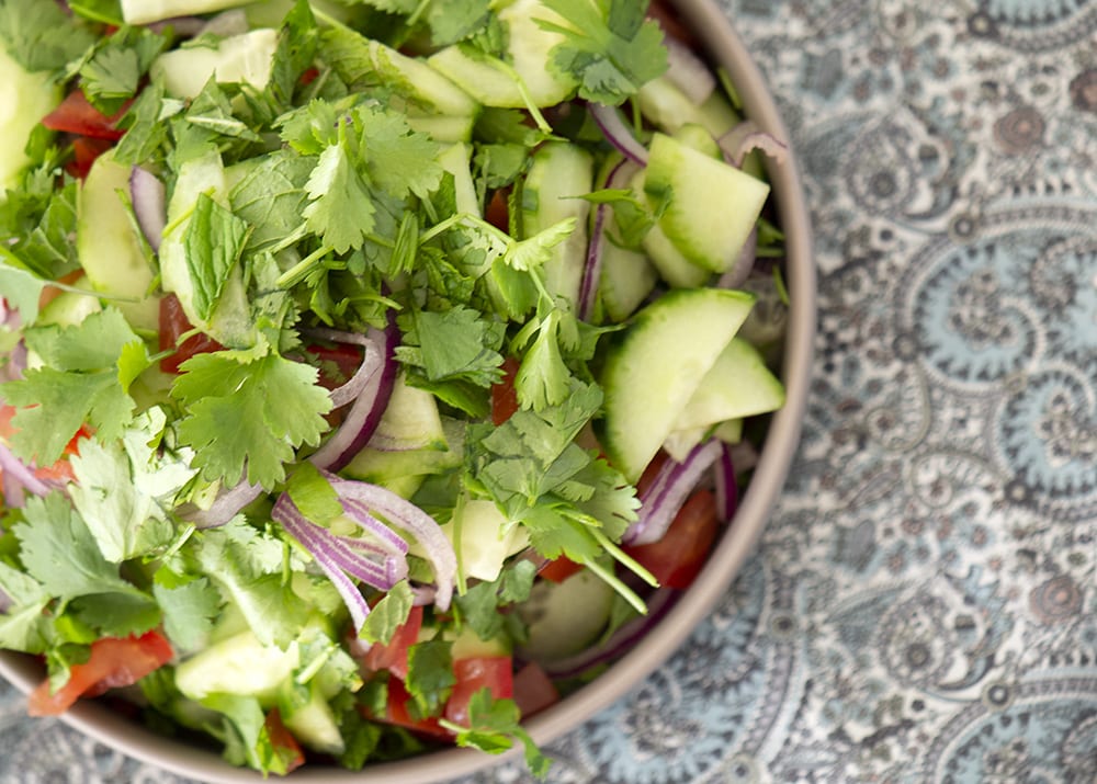 Størrelse Vandret Hver uge Indisk salat - den perfekte ledsager til indiske retter