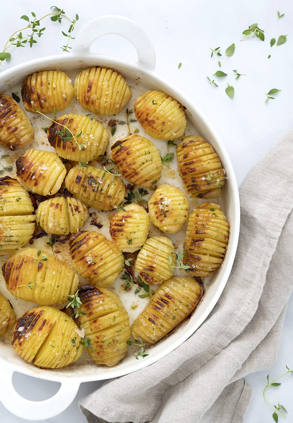 Hasselback Kartofler Opskrift lækre hasselbagte