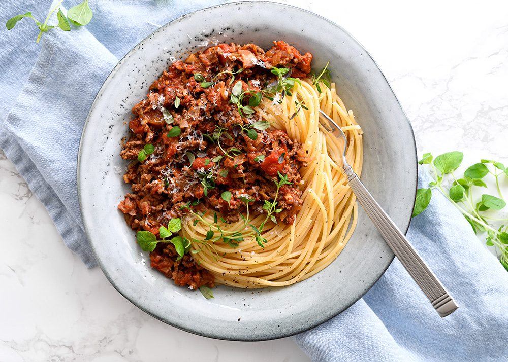 Råd fraktion Sociale Studier Spaghetti Bolognese - Opskrift på den bedste pasta med kødsovs