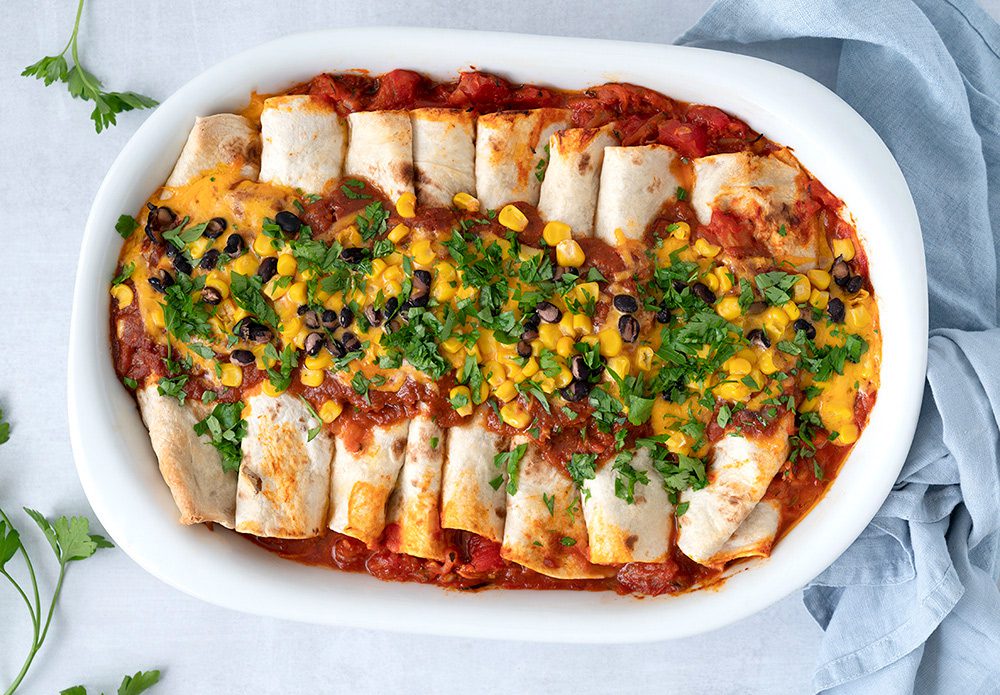 lidenskab Hvad Forskelle Enchiladas med kylling - bedste opskrift på den skønne tex mex ret