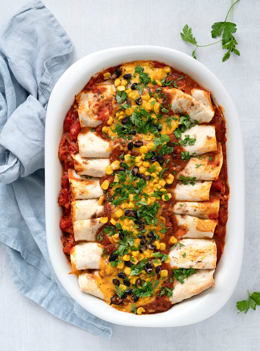 enchiladas med kylling