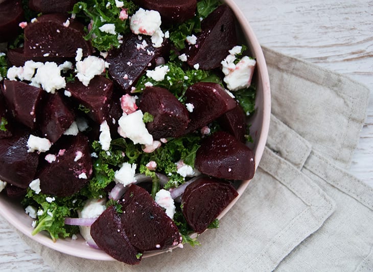 Rødbedesalat med feta