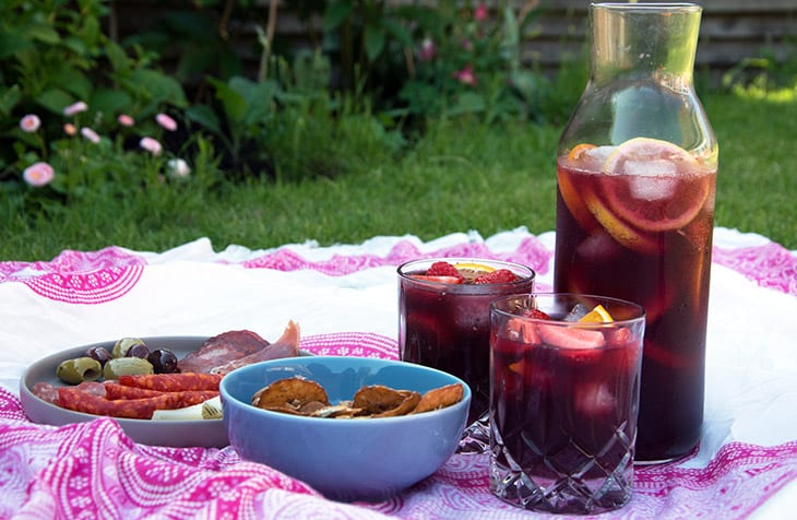 Sangria - skøn sommer opskrift spanske sommercocktail