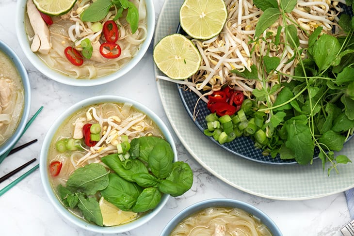 Pho Ga – Vietnamesisk nudelsuppe med kylling