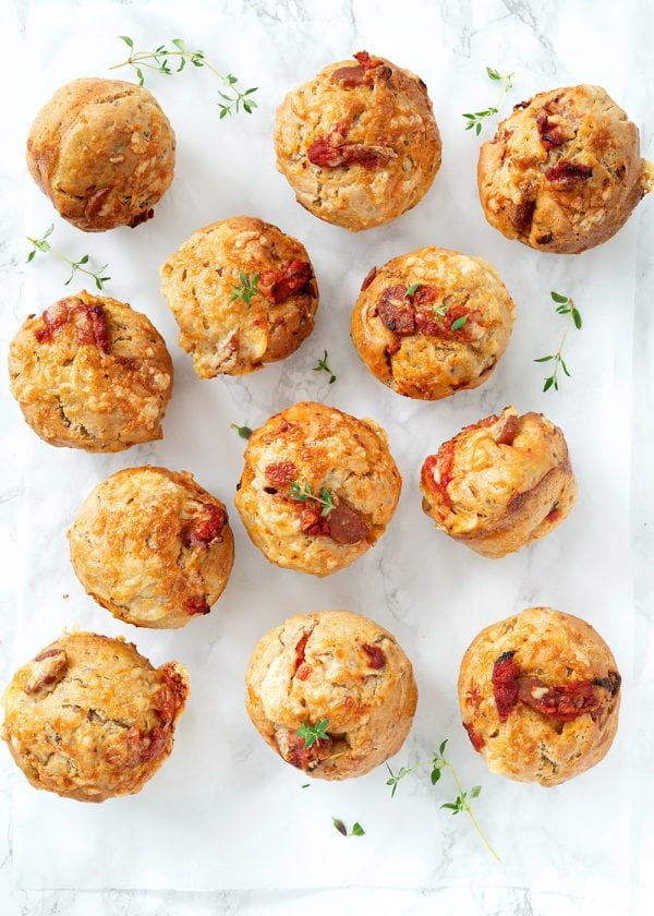 Pizzamuffins opskrift på lækre pizza muffins til madpakken