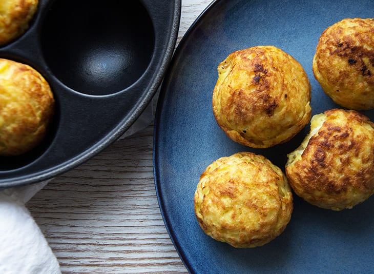 Rösti – lavet i æbleskivepanden