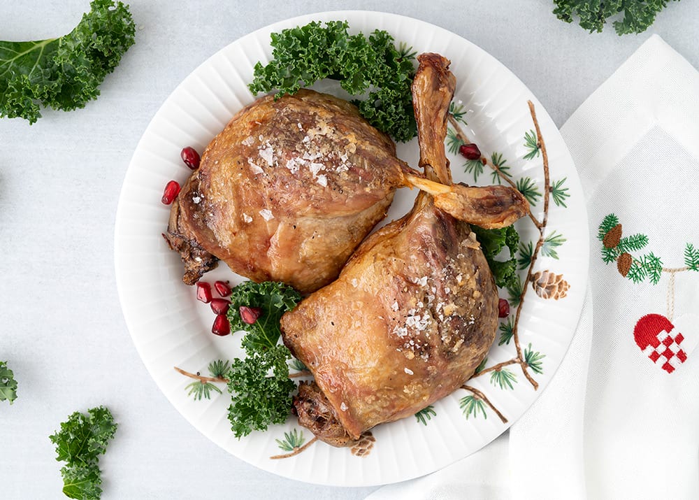 Kridt Lav aftensmad Abe Confiterede andelår - opskrift på den klassiske Confit de Canard