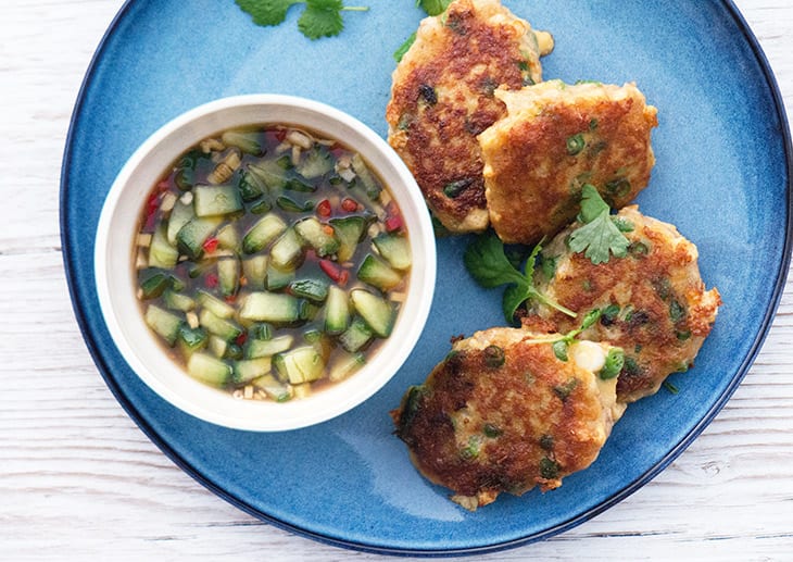 bestikke jeg er tørstig Ung dame Thai Fiskefrikadeller - opskrift på de lækre asiatiske fishcakes