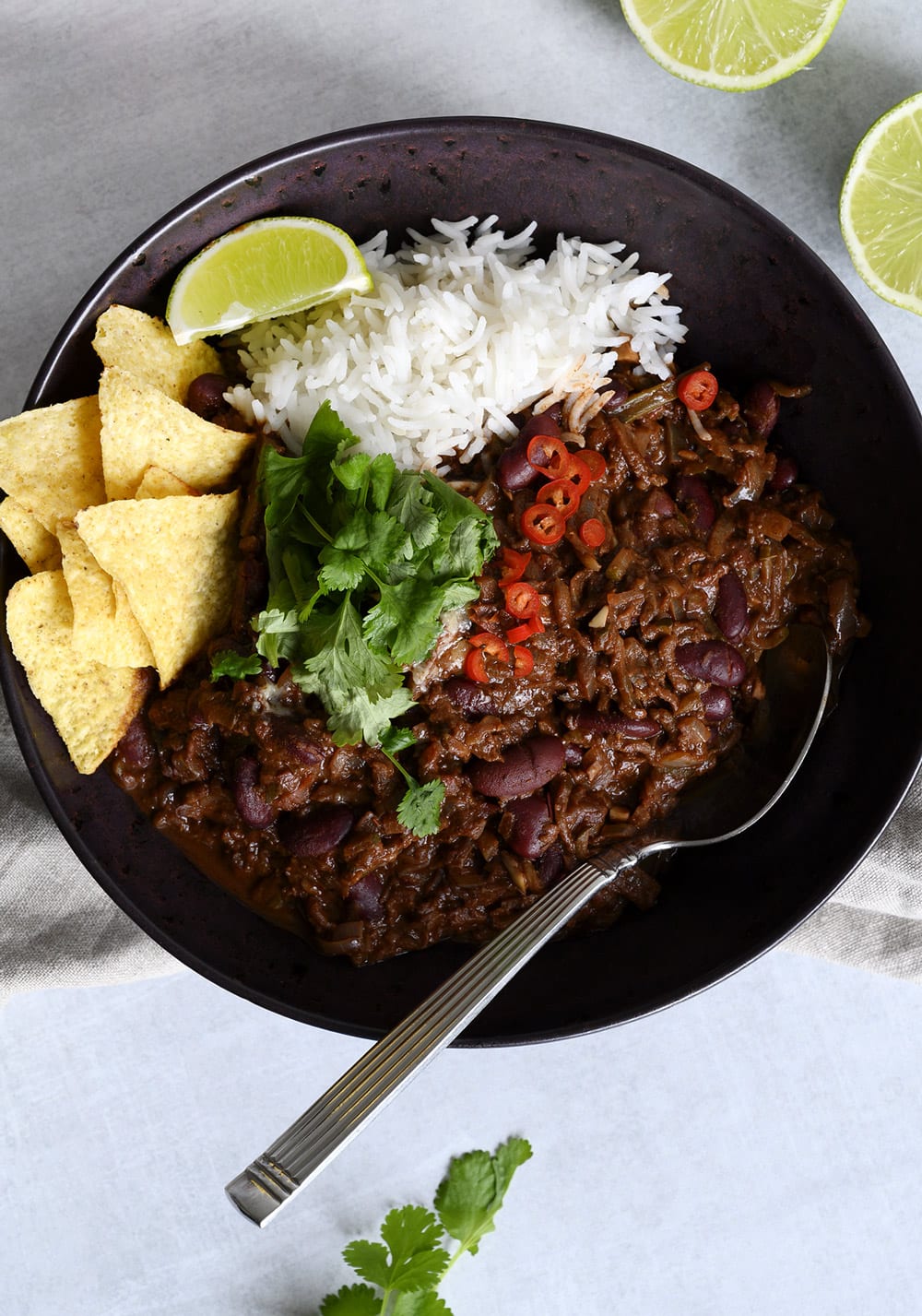 Chili sin carne - nem og lækker opskrift på den skønne vegetar ret