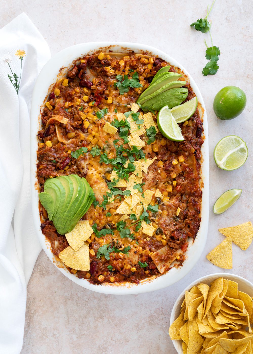 mexicansk lasagne