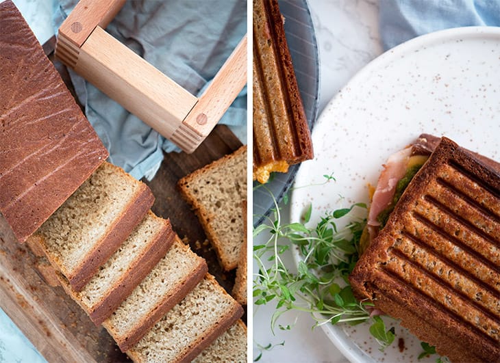 Toastbrød - opskrift på hjemmebagt lækkert groft toast brød