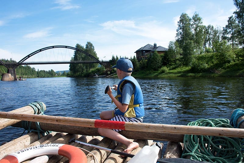 tømmerflåde klarälven varmland