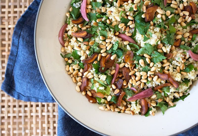 Salat med bulgur og abrikos - opskrift på en velsmagende bulgur salat