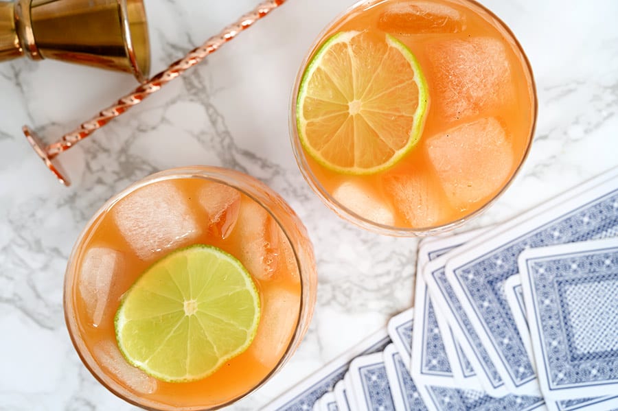 gulerod gin cocktail