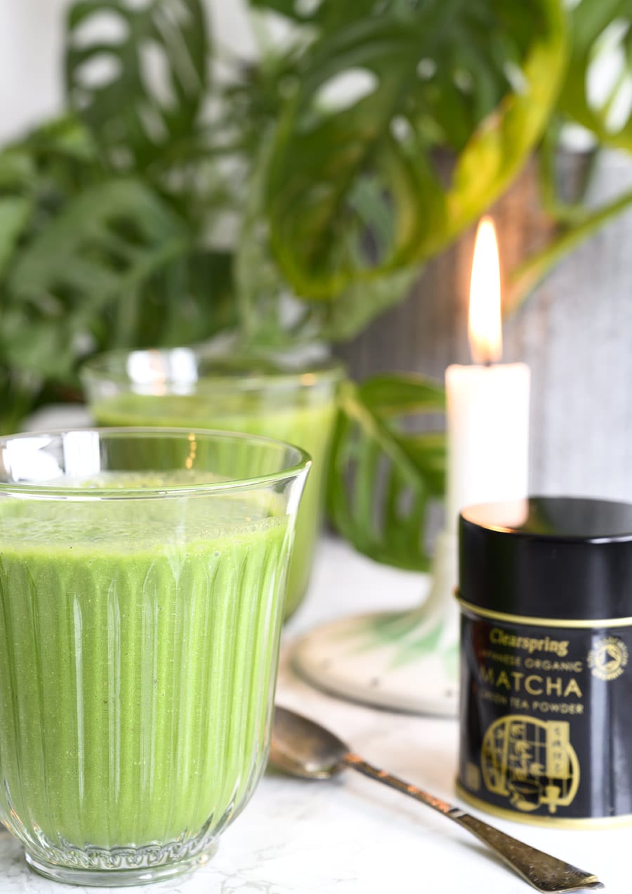 matcha spinat smoothie