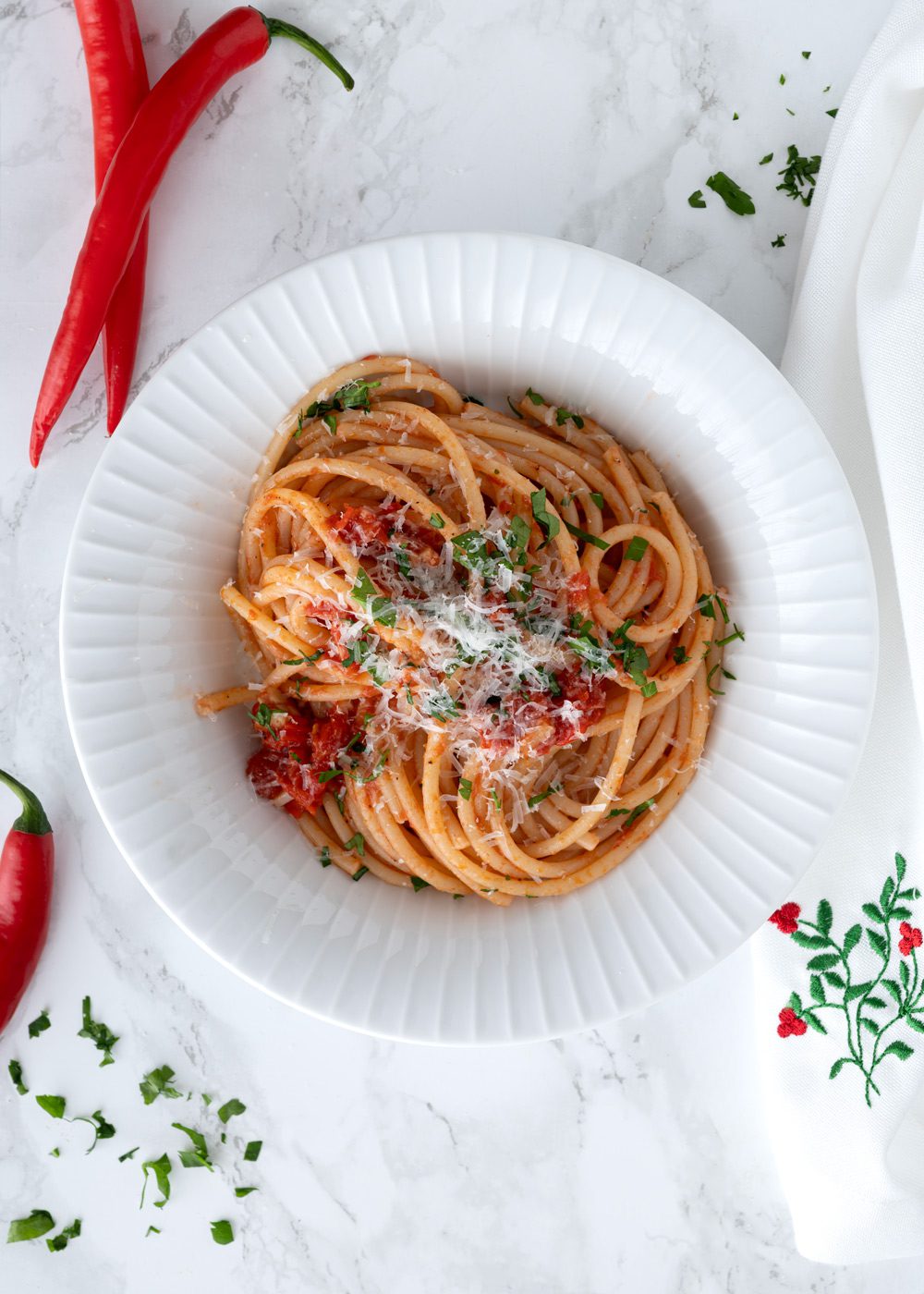 Pasta arrabiata