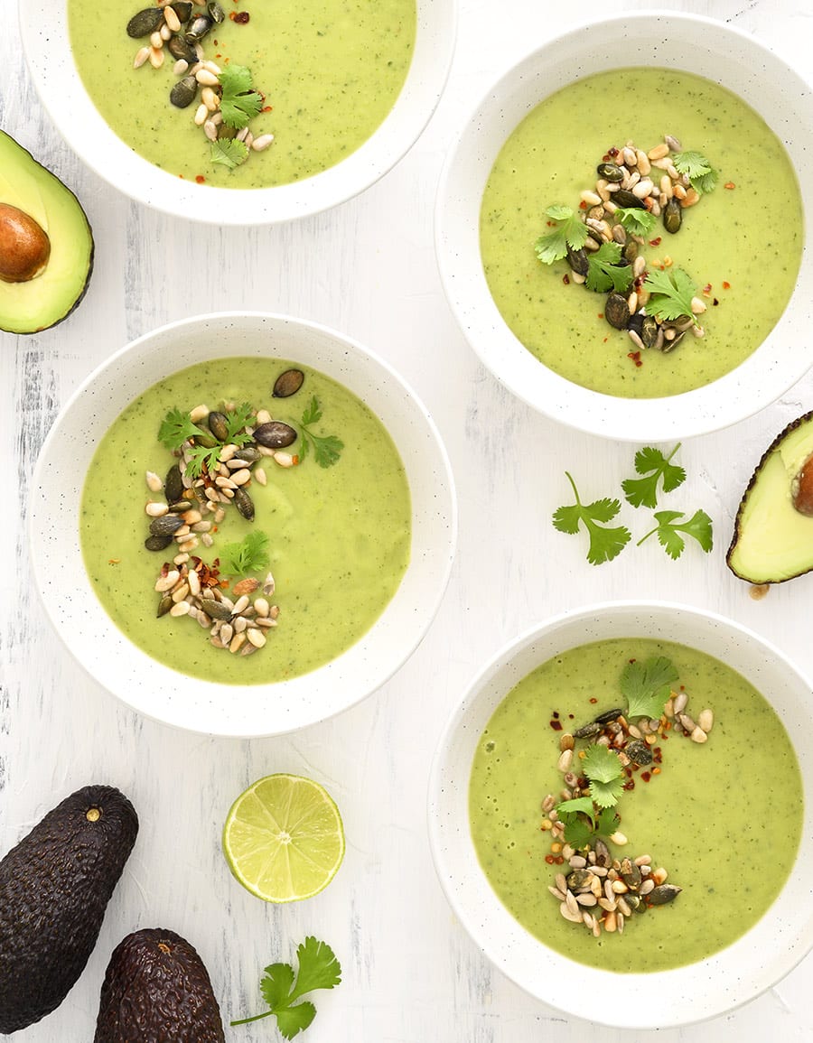 kold avocadosuppe