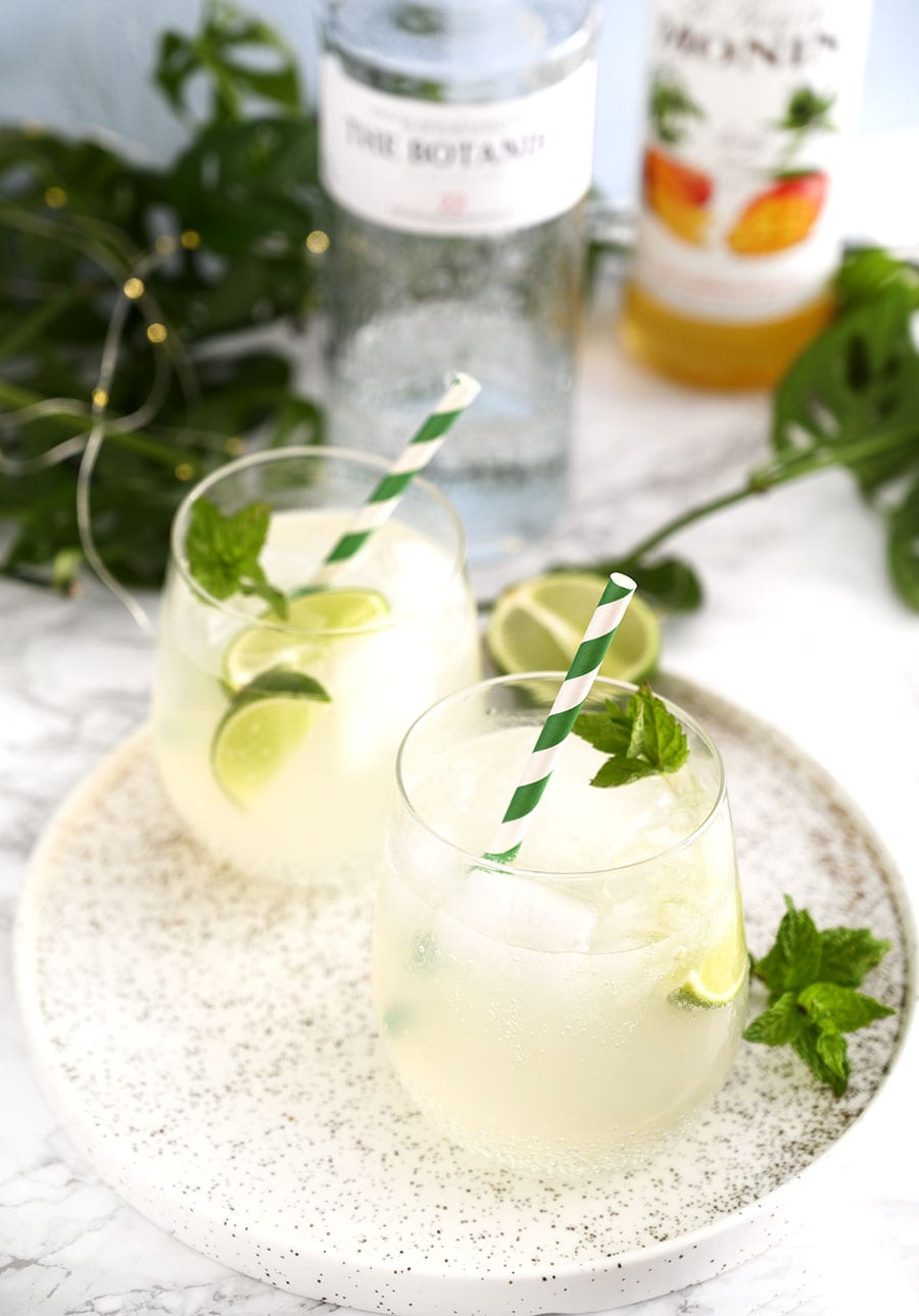 Gin Hass opskrift på den lækre frugtrige mango cocktail med lime