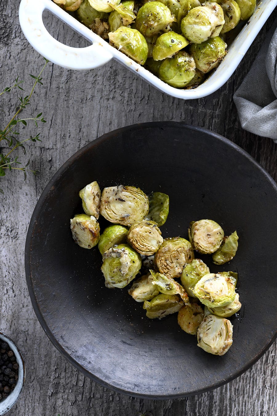 bagt rosenkål med parmesan