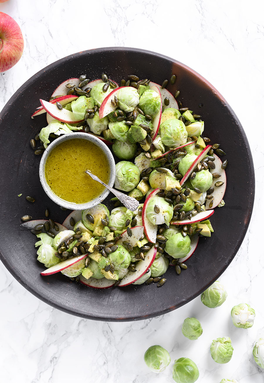 salat rosenkål æbler