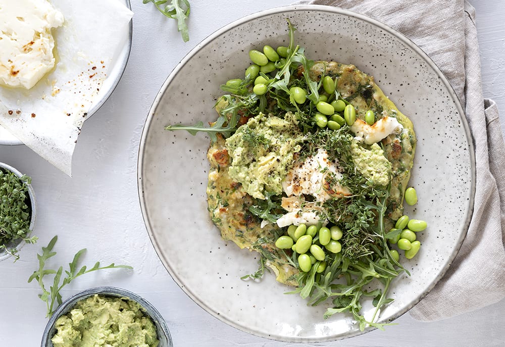 rösti med grønt og feta - opskrift på lækker vegetar