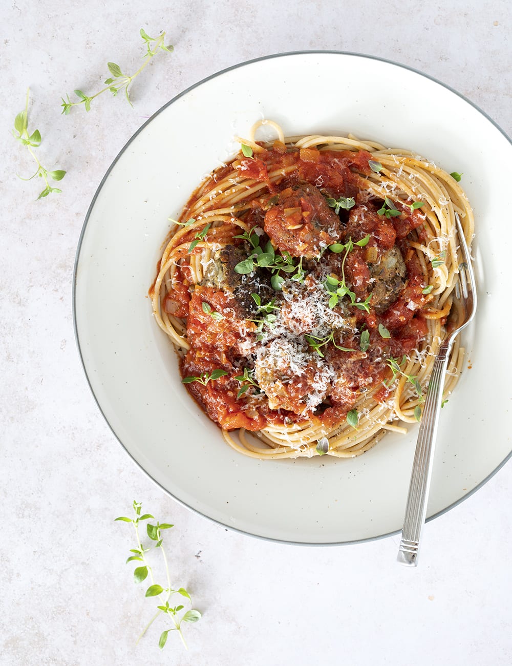 vegetar spaghetti tomatsauce